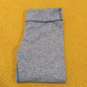 Blue heathered ivivva cropped leggings